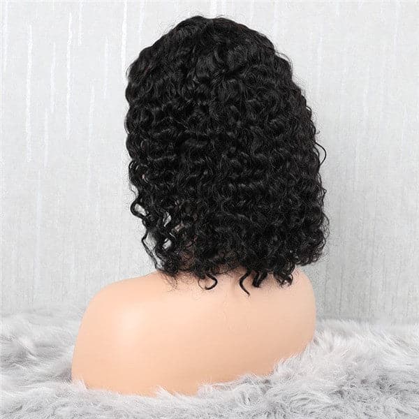 Pre Plucked Deep Curly HD Lace Front BOB Wig OBCL-1