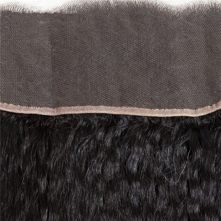 13x4 Lace Frontal Kinky Straight Human Hair