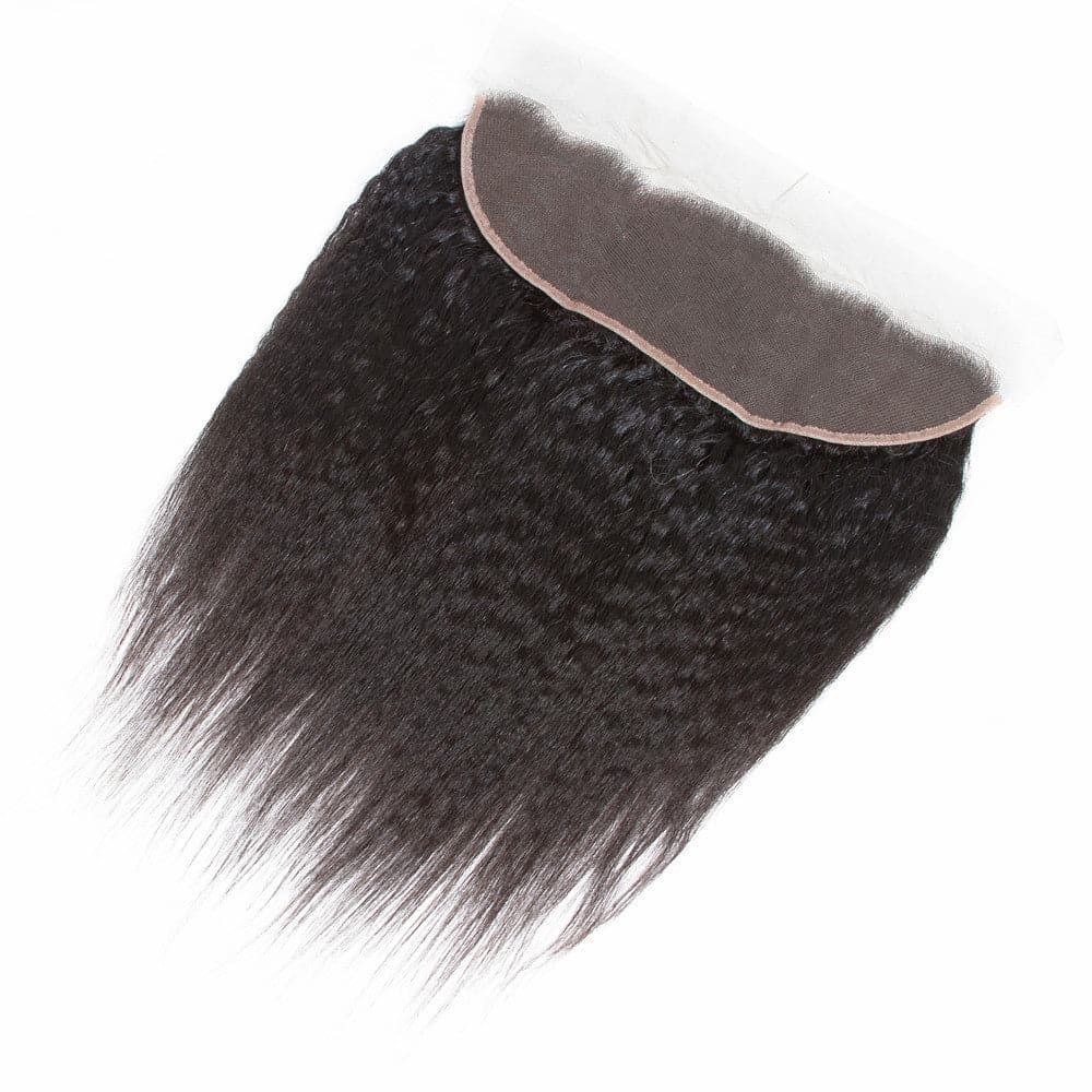 13x4 Lace Frontal Kinky Straight Human Hair