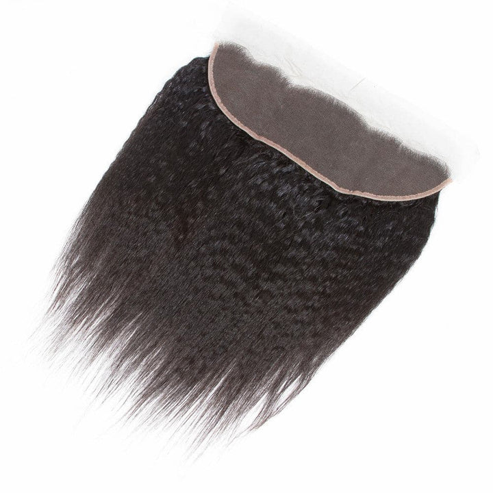 13x4 Lace Frontal Kinky Straight Human Hair