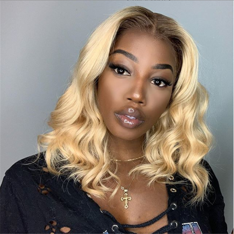 BOB #3T613 Ombre Blonde Body Wave 13x4 Lace Front Wig OBBT-T3