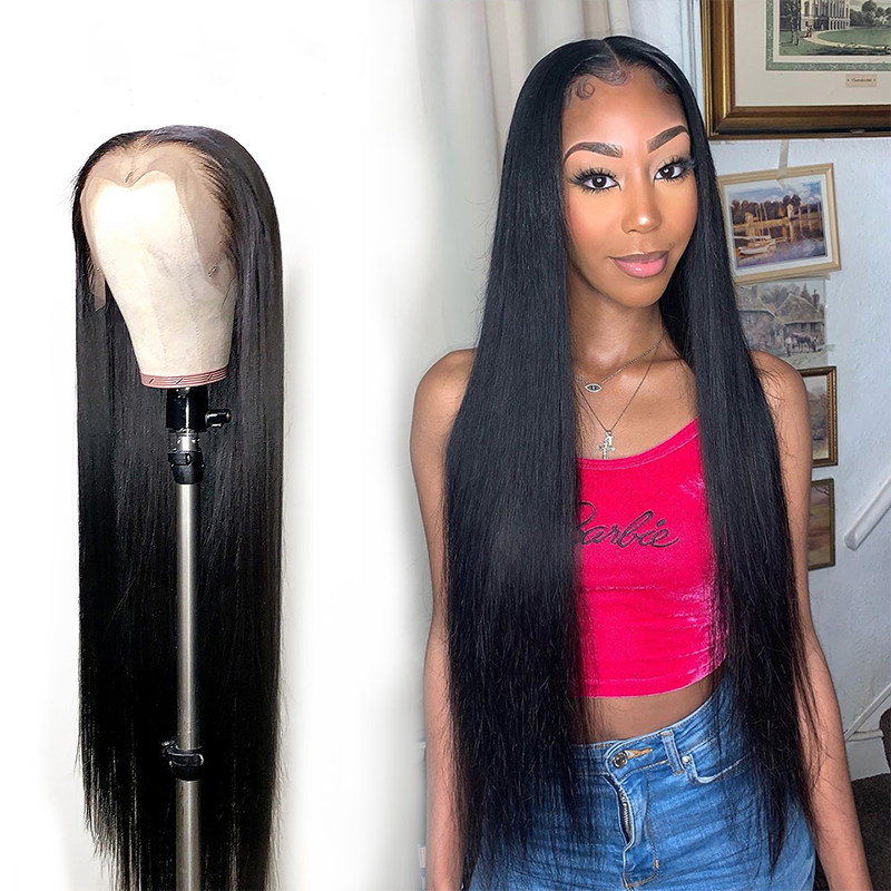 200%-250% Density 26-30 Inches Straight 13x4 Lace Front Wig LTBBT-1