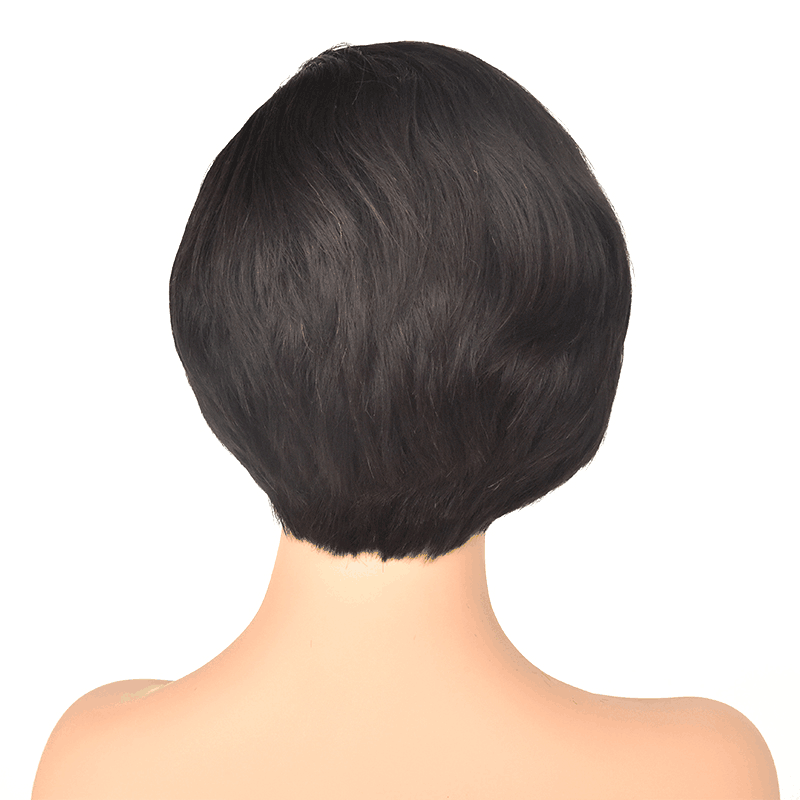 Pre-Styled Pixie Cut Layered Straight BOB Lace Wig OBCT-T3