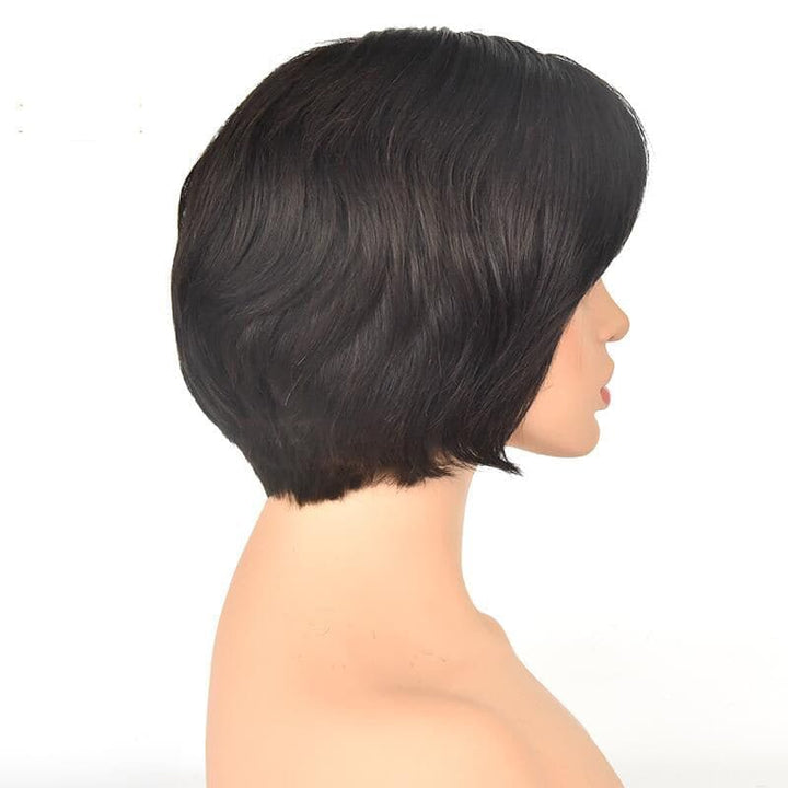 Pre-Styled Pixie Cut Layered Straight BOB Lace Wig OBCT-T3