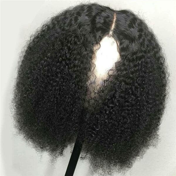 Pre Plucked Afro Kinky Curly 13x6 HD Lace Front Wig TBAF01