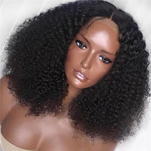 Pre Plucked Afro Kinky Curly 13x6 HD Lace Front Wig TBAF01