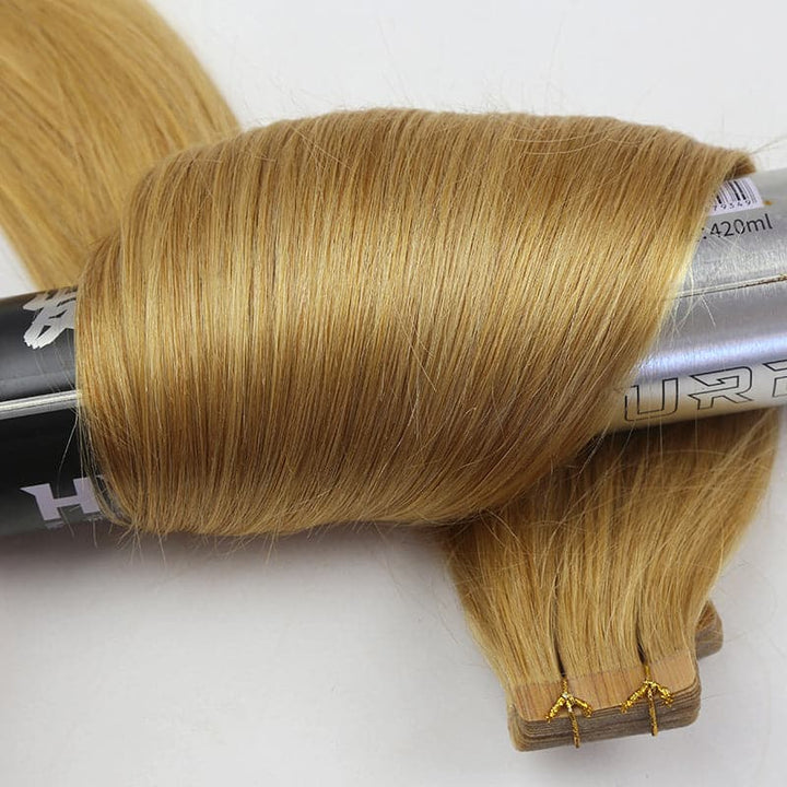 tape in extensions on short hair