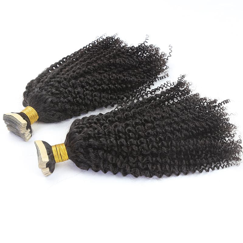tape in hair extensions kinky curly